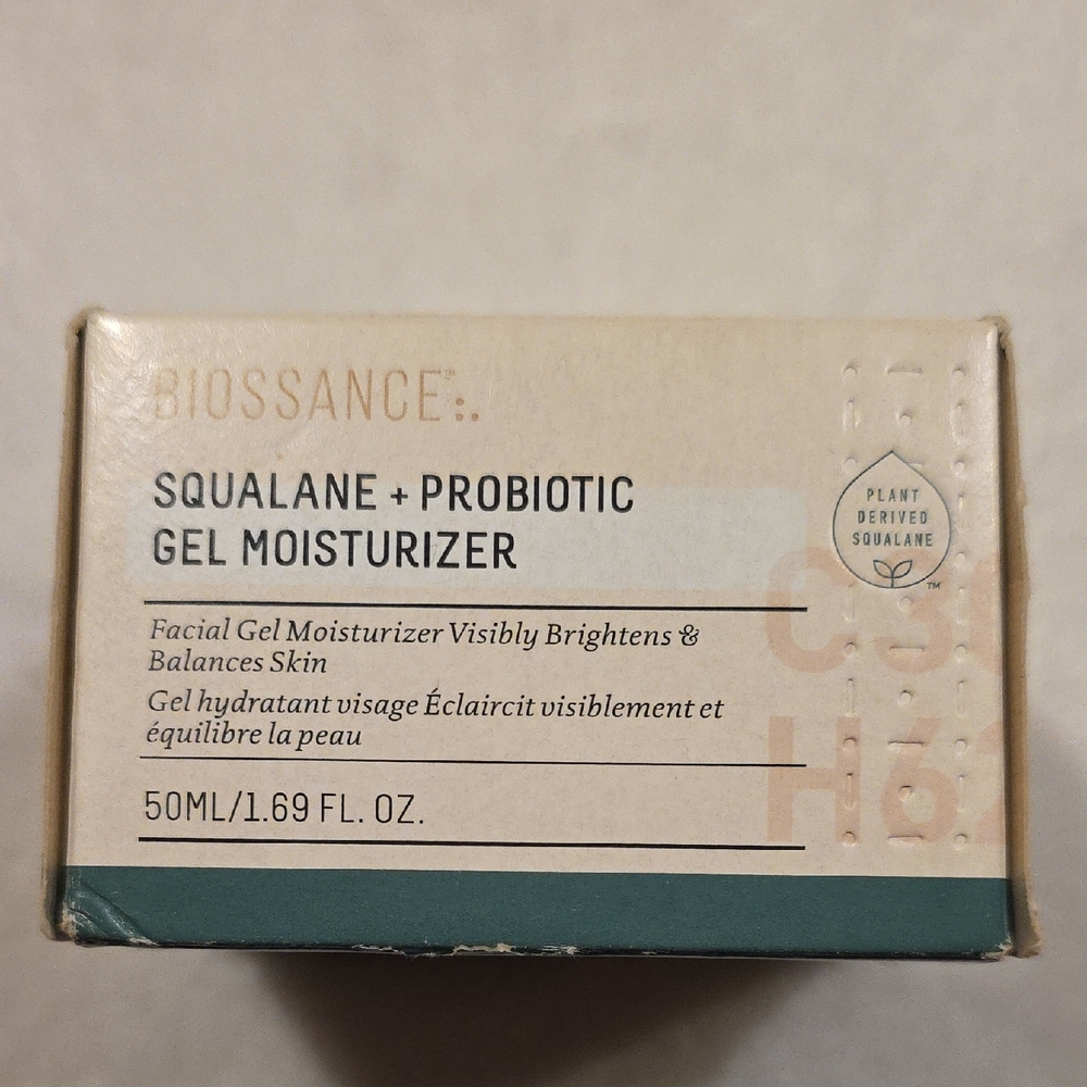 New~ Biossance Squalane + Probiotic Gel Moisturizer